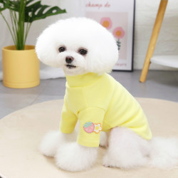 宠物狗狗衣服新款泰迪可爱秋冬季小狗小猫咪两脚防掉毛保暖打底衫