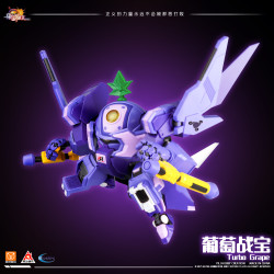 壹理创玩 现货壹理创玩果宝特攻葡萄女战宝花如意拼装机甲模型全特典可合体