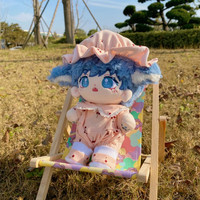 棉花娃娃娃衣爬爬服趴趴服装 可爱软萌公仔娃圈娃衣 女生礼物