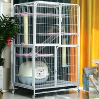 猫笼子家用别墅超大三层室内带厕所小型猫舍猫屋猫咪笼子