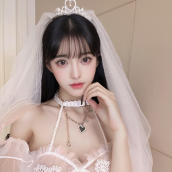 网红cosplay新娘婚纱蕾丝网纱甜美性感公主裙白色简约女装短款
