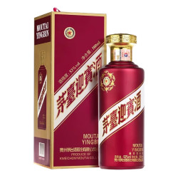 茅台 迎宾酒 紫 53%vol 酱香型白酒 500ml 单瓶装