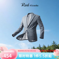 威可多 空气单西 男士休闲西服外套 灰色 175B