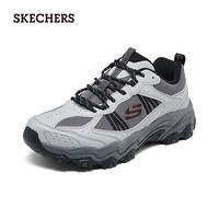 斯凯奇 237527 云野系列 灰色橘色 39码 男士休闲鞋