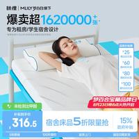 眯狸 乐梦系列 记忆棉床垫  90*190*5cm 软硬适中 90*190cm ≤5cm