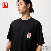 优衣库 NY POP ART UT 印花短袖T恤 黑色 M