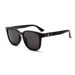 GUCCI 自营Gucci古驰经典双G太阳镜墨镜 带眼镜盒男女同款GG0637SK-001