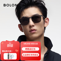 暴龙 太阳镜 男士简约帅气方框偏光墨镜 都市时尚开车驾驶镜 BL8081 C10-蓝灰色偏光款 BL8081-C10-蓝灰色偏光款