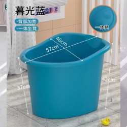 洁诗莱 儿童洗澡桶宝宝泡澡桶婴儿可坐浴桶浴盆家用小孩大号洗澡盆沐浴桶