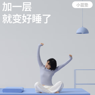 Better ZZZ 蓝盒子 小蓝垫 记忆海绵床垫 蓝色 90*190*6cm
