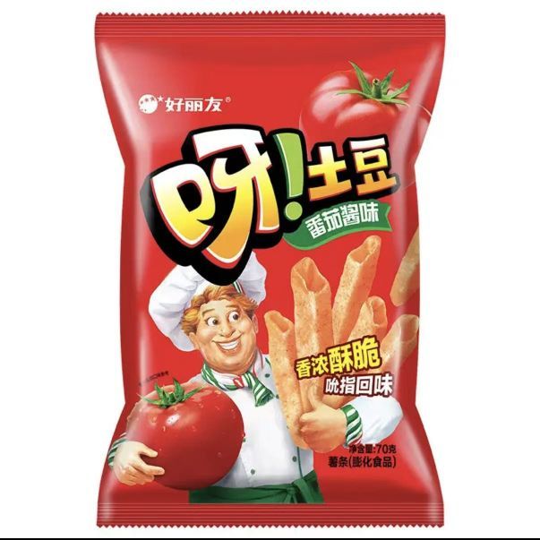 好丽友 呀！土豆 薯条 番茄酱味 70g