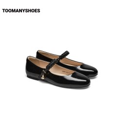 TOOMANYSHOES 一页童话优雅芭蕾舞鞋复古浅口玛丽珍单鞋