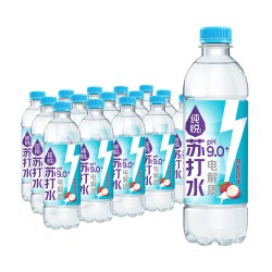 纯悦 李昀锐代言可口可乐纯悦苏打水饮用水0ph9.0白桃味450ml*15瓶