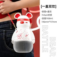 移动端：爱仕达 夏季水杯大容量儿童卡通可爱吸管杯女便携tritan杯子