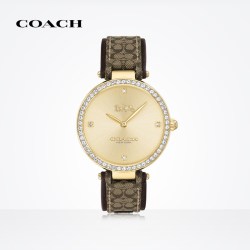 COACH PARK系列经典日晖纹表盘时尚手表