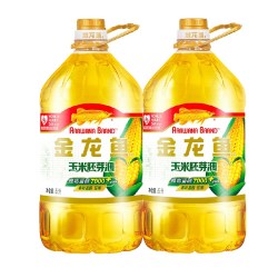 金龙鱼 非转基因玉米油5L*2桶玉米胚芽压榨食用油家用