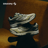 saucony 千禧复古老爹鞋男女同款凝聚 2K PRM通勤慢跑休闲透气减震运动鞋 白绿 35.5