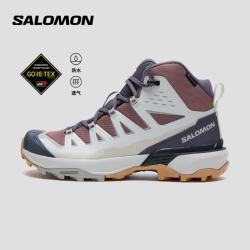 萨洛蒙 女款 户外运动防水透气防护徒步登山鞋 X ULTRA 360 EDGE MID GTX 瘿木棕 478164 37 (UK4.5丨 37 1/ 3)