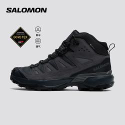 萨洛蒙 男款 户外运动防水透气中邦登山徒步鞋 X ULTRA 360 LTR MID GTX 岩石灰 475708 42.5 (UK8.5丨 42 2/ 3)