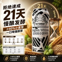 斑马精酿 比利时白啤慢酿原浆啤酒 罐装