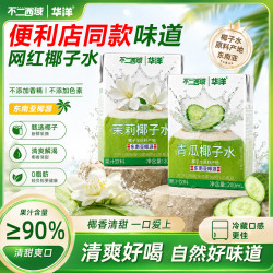 华洋 青瓜茉莉椰子水正便利店同款味道 含钾夏季椰汁饮料 青瓜椰子水12瓶+茉莉椰子水12瓶