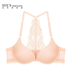 Eve's Temptation 内衣女蕾丝前扣美背小胸显大聚拢性感文胸外扩上托胸罩