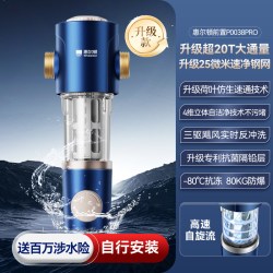 WHEELTON 前置过滤器家用反冲洗全铜净水器自动清洗自来水全屋P0038