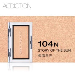 ADDICTION 瘾彩缎光腮红高光修容蜜桃粉大地色