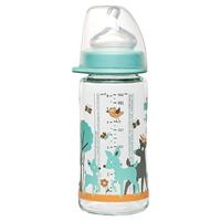 NIP 昵哺 435063 玻璃奶瓶 240ml 蓝色 3月+