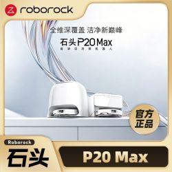 石头 P20MAX扫地机器人扫拖洗烘一体机自动集尘热水洗拖布擦地拖地