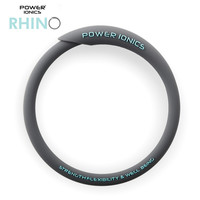 power ionics 潮牌RHINO犀牛男女负离子能量手环时尚防水运动手镯饰品 冰灰 大码(内圈周长19厘米)