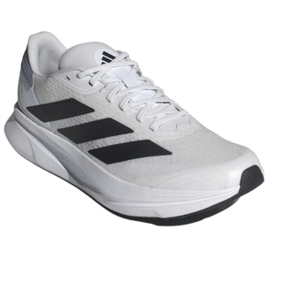 adidas DURAMO SL 2.0 跑鞋 缓震防滑 透湿排汗 网眼布短跑训练 男款/白色/黑色/浅银色 42