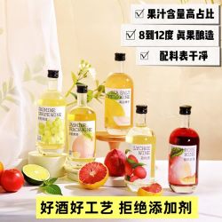 果酒微醺高颜值甜米酒8-12低度微醺真果酿造配料干净晚安生日礼物