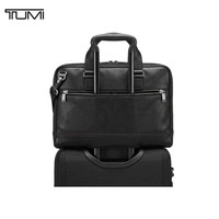 PLUS会员：TUMI Fremont 商务公文包牛皮革男士手提电脑包轻便通勤款