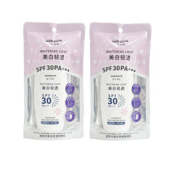 屈臣氏 美白轻透防晒乳SPF30 PA+++ 50ml*2支