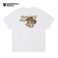 Dangerous People Dangerouspeople薛之谦dsp潮酷街头风小D纸袋头宽松百搭短袖T恤