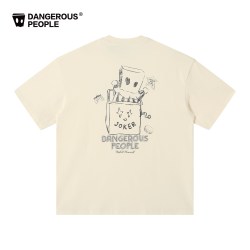 Dangerous People Dangerouspeople薛之谦dsp趣味线条印花短袖夏季索罗娜凉感T恤
