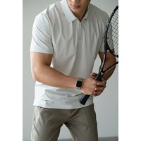 移动端：UBV 7A抗菌防晒冰丝凉感半拉链运动短袖T恤男士春夏polo衫
