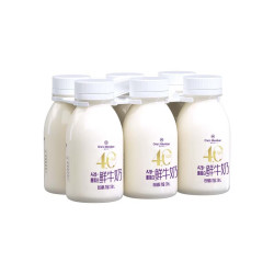 1号会员店 A2β-酪蛋白4.0蛋白鲜牛奶200ml*6瓶 高钙巴氏杀菌乳低温奶