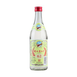 衡水老白干 绿标 62度高度白酒 老白干香型 固态法白酒 光瓶白酒 500mL*1瓶