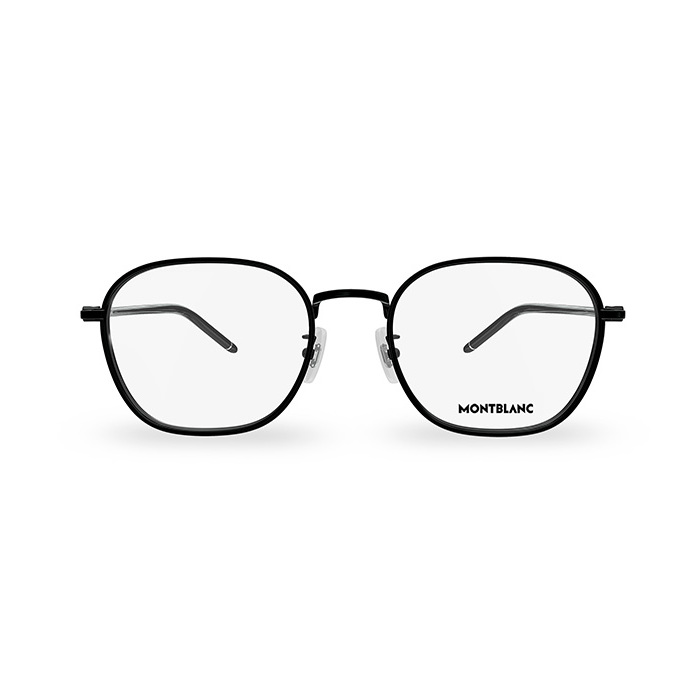 MONTBLANC 万宝龙 大班系列 MB0368OA 中性金属眼镜框架 黑色