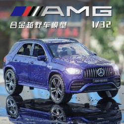 LEAUN C32703 奔驰GLE63S 汽车模型+展示底座