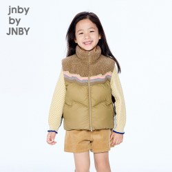 jnby by JNBY [秀场同款]江南布衣童装轻量羽绒马甲拼接保暖男女童jnbybyjnby