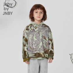 jnby by JNBY 长袖卫衣原创印花图案休闲秋男女童儿童jnbybyjnby