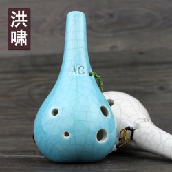 洪啸 陶笛6孔AC调ac 六孔中音C调专用 教学初学小学生开学入门爆款