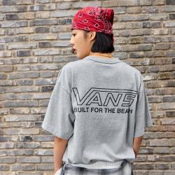 VANS 官方 男女情侣纯棉短袖T恤趣味滑板印花