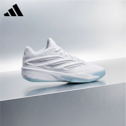 adidas 男女鞋 CRAZY ENERGY 实战篮球鞋 KI6749 白色/金属银 41