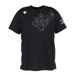 迪桑特 日本直邮DESCENTE 排球服运动衬衫 DV5FHTX1UB 黑蓝