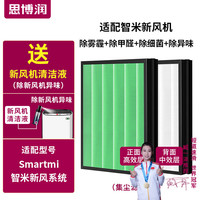 思博润 适用智米新风系统滤芯 一体式净化器过滤网智米新风机家用升级版