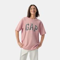 Gap 男女装夏季款胶印大logo纯棉短袖T恤百搭宽松上衣729356